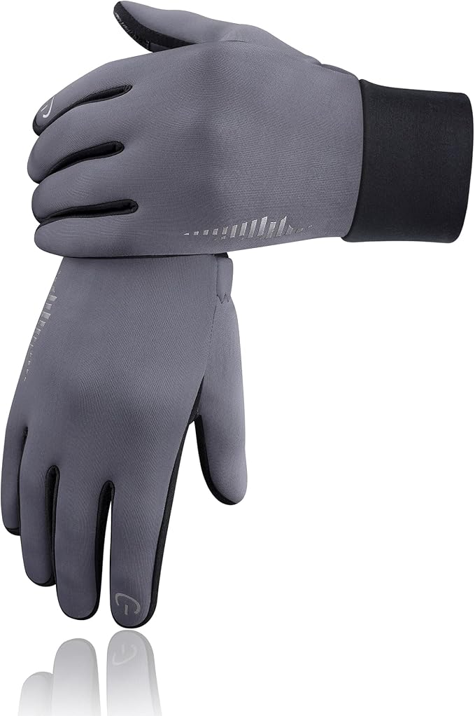 SIMARI Winter Gloves for Women Men - Cold Weather Thermal Touch Screen Ski Snow Glove Liners, Non-Slip Palm & Warm Fleece Lined, for Running Cycling Driving Hiking Walking Sports Outdoor Texting Work
