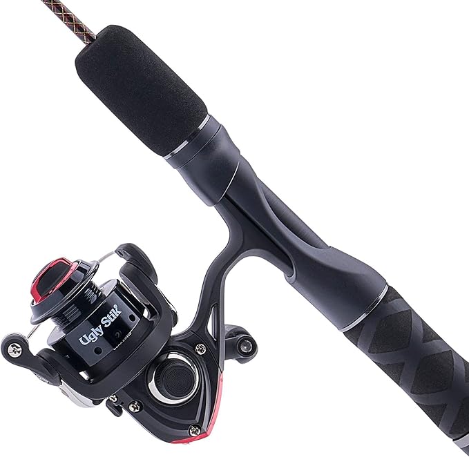 Ugly Stik GX2 Ice Spinning Reel and Fishing Rod Combo