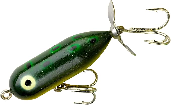 Heddon Torpedo Prop-Bait Topwater Fishing Lure with Spinner Action
