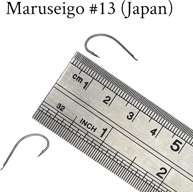 Catfish, Scup (Porgy) & Sea Bass Rig – 3-Hook Hi-Lo Bottom Fishing Kit – Hand-Tied Japanese Hooks with PE Line – Saltwater & Freshwater – USA-Designed