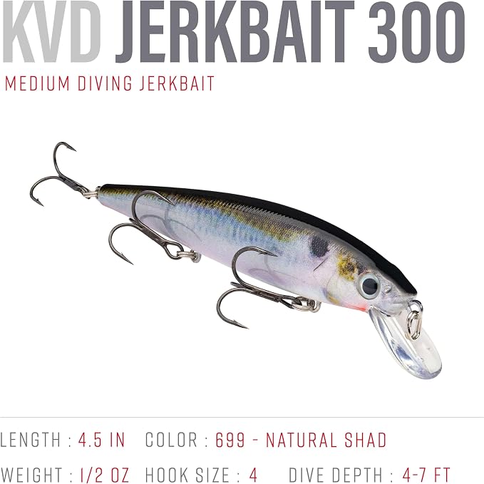 Strike King KVD Jerkbait 3 Hook