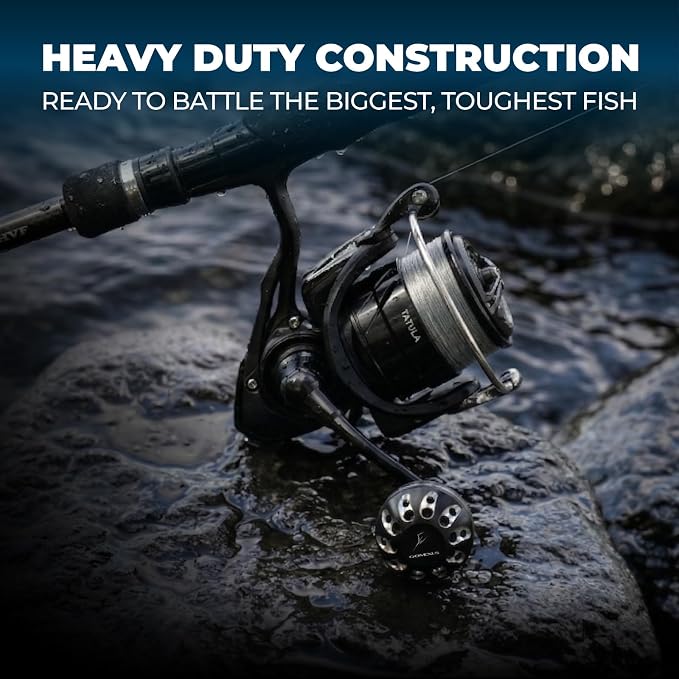 GOMEXUS Power Handle for Daiwa Tatula LT Fuego LT Ballistic LT Spinning Reel Replacement Crank (Fit MQ Version) 【Please Confirm The Size and Pay Attention to The First Picture】