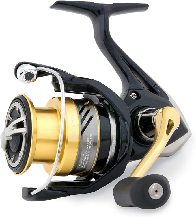 Shimano Nasci C 3000 FB Compact Spinning Fishing Reel With Front Drag Model 2017, NASC3000FB