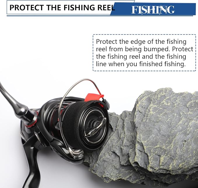 Dovesun Fishing Spool Belt Fishing Reel Protection Spinning Reels Fishing Reel Accessories 4pcs