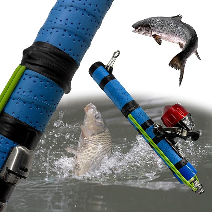 Fishing Catapult Rod, 2026 Upgraded Slingshot Fishing Reel, Professional Fly Fishing Rod, Portable Catapult Fishing Lure Angling Tools for Beginners, Cast Farther with Zero Effort