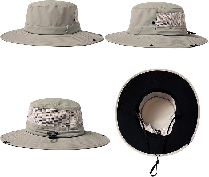 TOP-EX UVCoolix™ Bucket Hat for Men, Cooling Sun Hat Women, UPF 50 Wide Brim Boonie Hats Underbrim Prints, Breathable, M-XXL