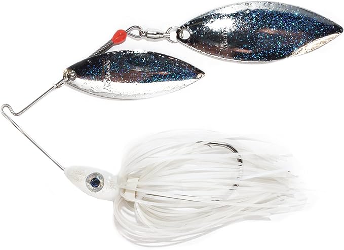 Nichols Lures Pulsator Metal Flake Double Willow Spinnerbait