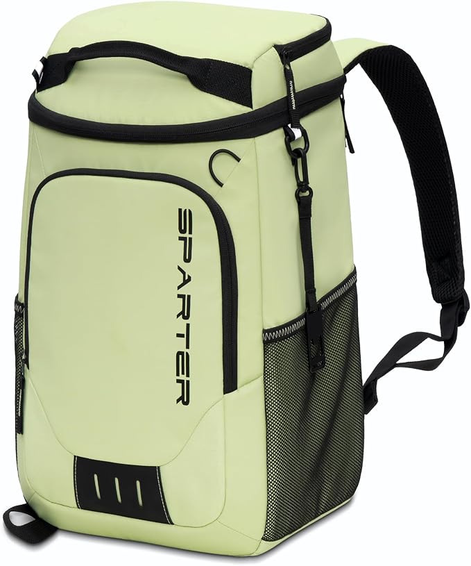 SPARTER Backpack Cooler Insulated Leak Proof 33/49 Cans, 2 Insulated Compartments Thermal Bag, Portable Lightweight Beach Travel Camping Lunch Backpack for Men and Women
