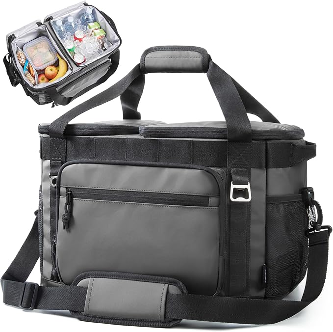 TOURIT Soft Sided Cooler Bag Insulated 30/48/60 Cans, Large Collapsible & Leakproof Ice Chest for Picnic, Beach, Camping, Travel, Sports Fan Coolers