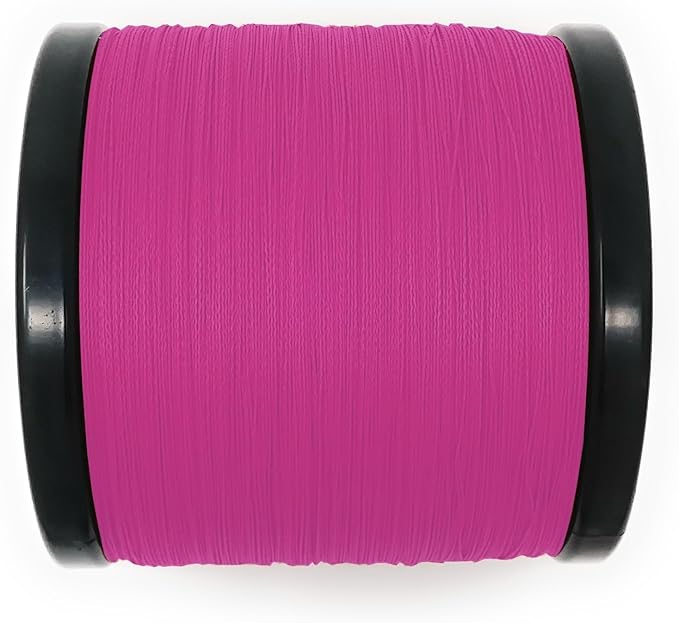 Reaction Tackle Braided Fishing Line - Pro Grade Power Performance for Saltwater or Freshwater Fish - Colored Fishing Line Braid for Extra Visibility