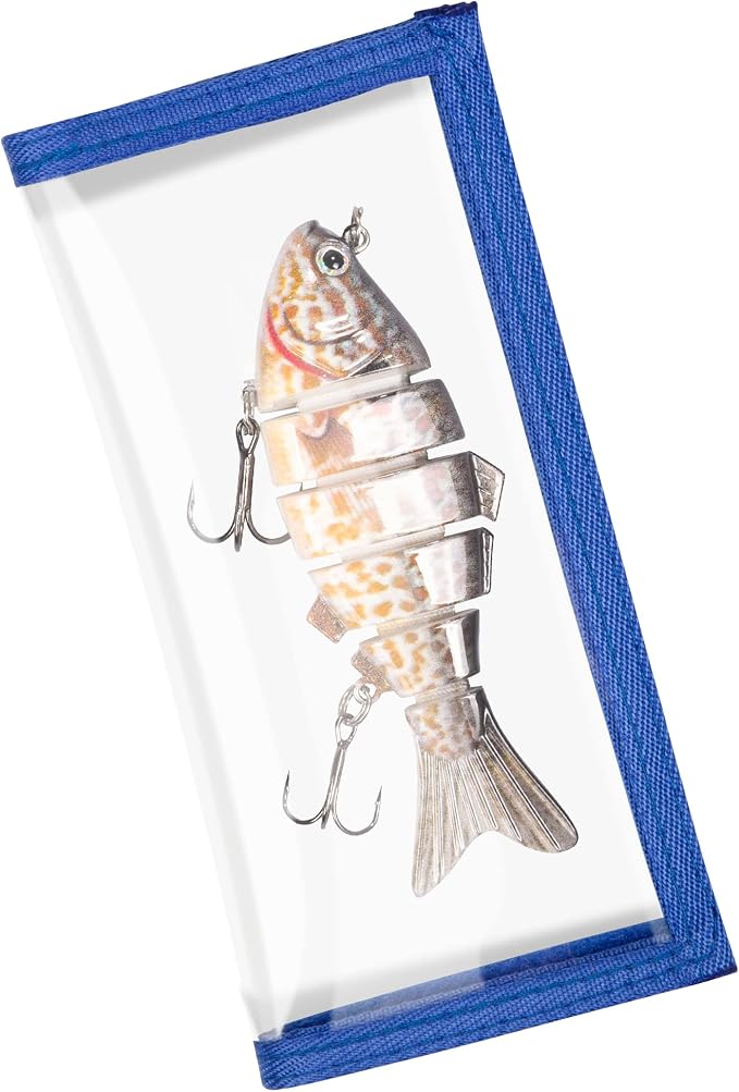 5 Pack Fishing Lure Wraps – Transparent Hook-and-Loop Covers for Crankbaits, Swimbaits, Fishing Rods & Poles