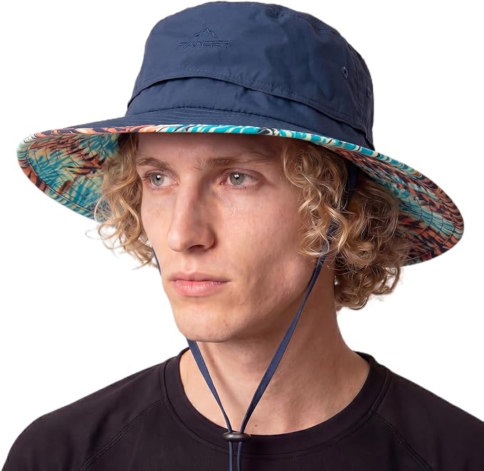 TOP-EX UVCoolix™ Cooling Touch Breathable UPF50+ Waterproof Wide Brim UV Protection Sun Hats Big Head XL XXL