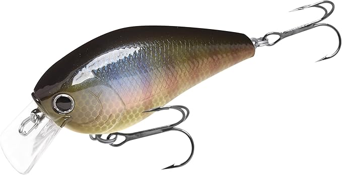 LUCKY CRAFT LC 1.5 Silent Squarebill Crankbait Fishing Lure, 2-3/8", Bass Fishing Lures for Freshwater, Hard Crankbait with Treble Fishing Hooks, Fishing Accessories