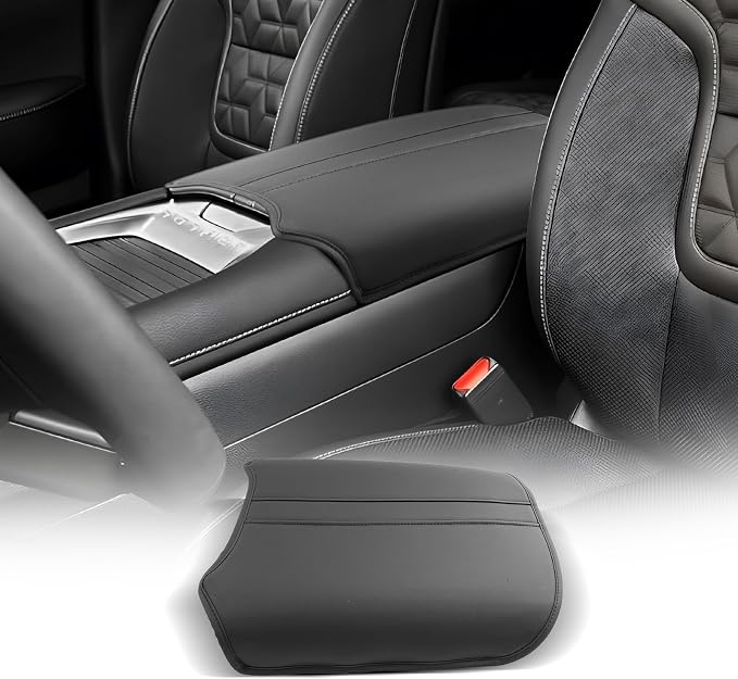 CDEFG for 2025 2026 Nissan Armada Center Console Cover Armrest Box Cover for Armada (SV, SL, Platinum, Pro-4X, Platinum Reserve) Accessories Console Arm Rest Protector