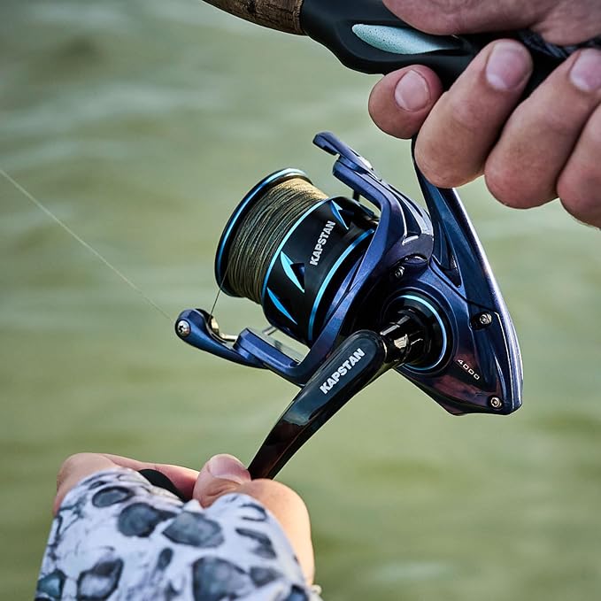KastKing Kapstan Elite Saltwater Spinning Fishing Reel, Up to 55LBs Max Drag, IPX6 Waterproof & Corrosion-Resistant Bearing System - Ideal Fishing Gifts for Saltwater Fishing