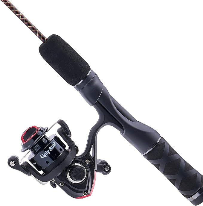 Ugly Stik GX2 Ice Spinning Reel and Fishing Rod Combo