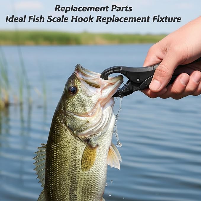 Yolev 5'' Fish Lip Gripper, 2PCS Plastic Fish Grabber Too with Hole,Floating Fishes Holder for Saltwater, Great Holder for Caught Fishes, Gifts for Men