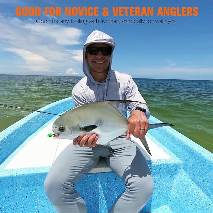 Dovesun 220/104/80/60/54/52/42pcs Pompano Rig Floats for Surf Fishing Foam Bobbers for Fishing Fly Fishing Bobbers Floats Bright Color Kit/Round/Cylindrical/Heart/Bullet/Pill/Spin Shape