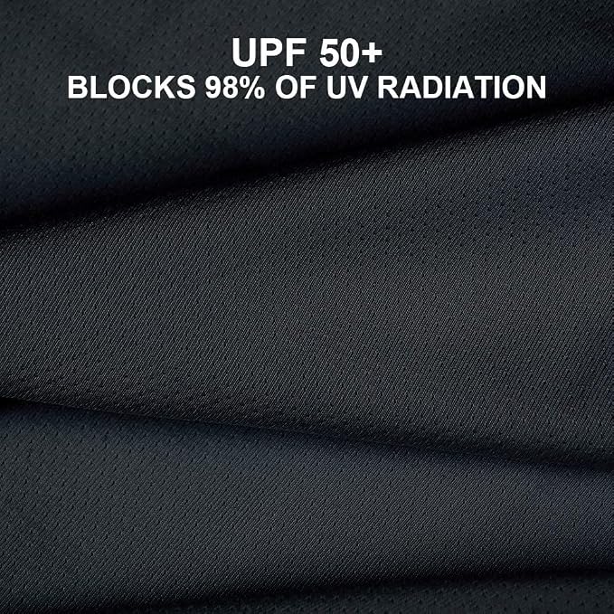 Unisex UV Protective Fingerless Gloves UPF 50+ Summer Sun Glove for Outdoor Fishing Cycling Hiking Driving Kayaking