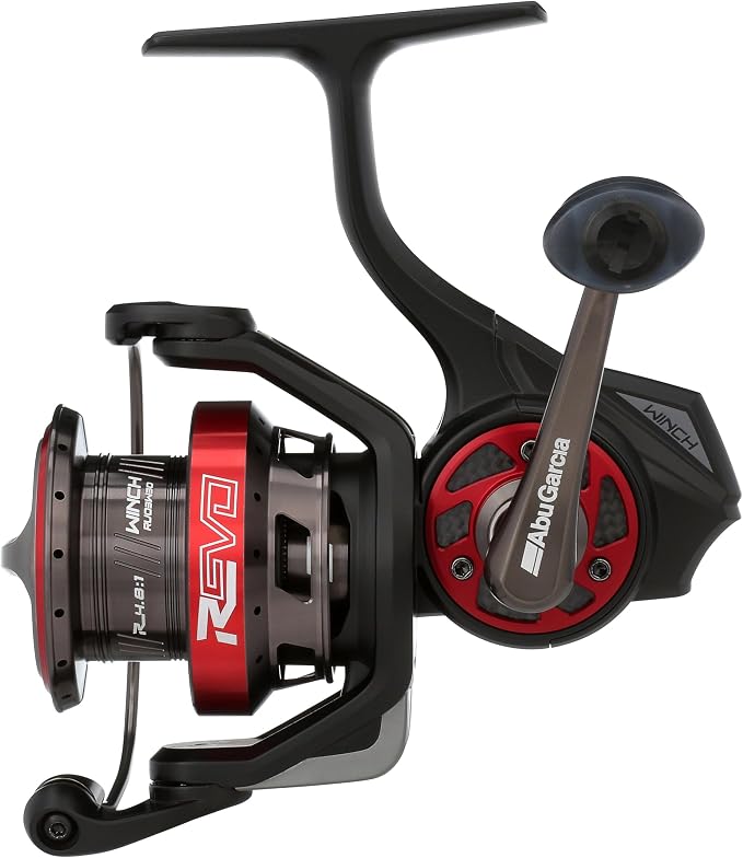 Abu Garcia Revo 3 Winch Spinning Fishing Reel, Size 30, Right/Left Handle Position, Asymmetrical Body Design, Durable, Lightweight Fishing Reels