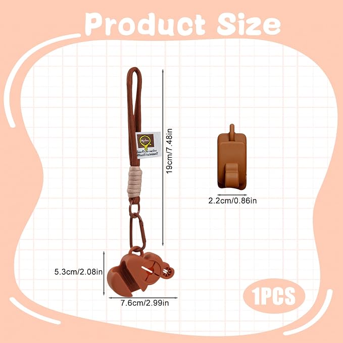 Lipstick Holder Keychain, Silicone 3 Slot Design Chapstick Holder Key Chain,Multifunctional Lip Gloss Makeup