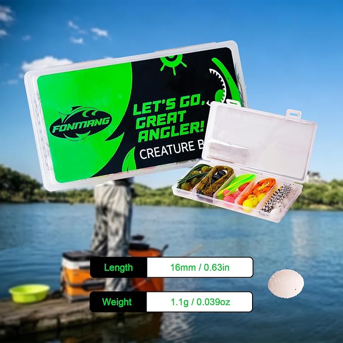 FONMANG Creature Bait Dice Baits,Bass Fishing Lures Also for Trout Walleye DIY Soft Plastic Baits for Freshwater Lure Making Kit with Fuzzy Dice Fishing Lure