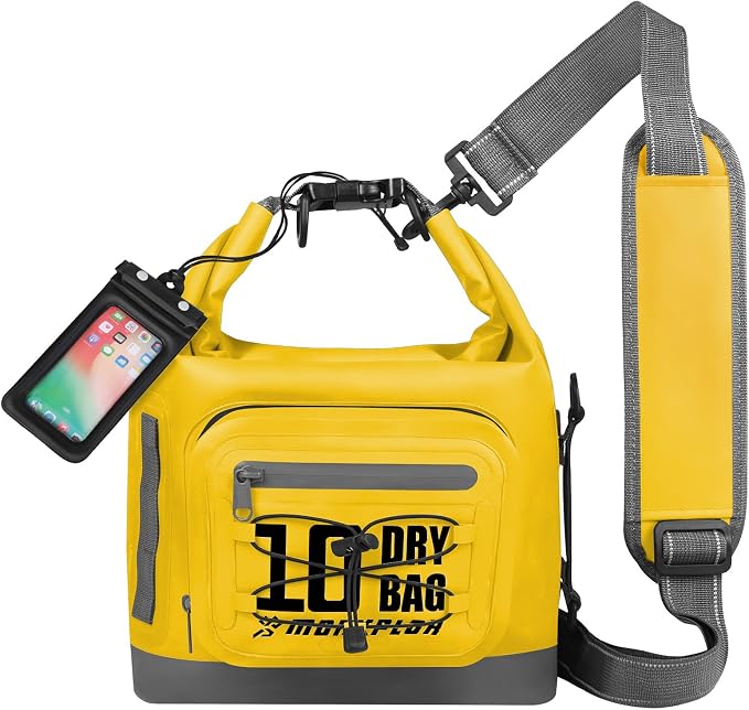 MORXPLOR Dry Bag Waterproof,5L/10L/20L/30L/40L/55L Roll Top Dry Bag Backpack with WaterProof Phone Case for Swim,Kayak