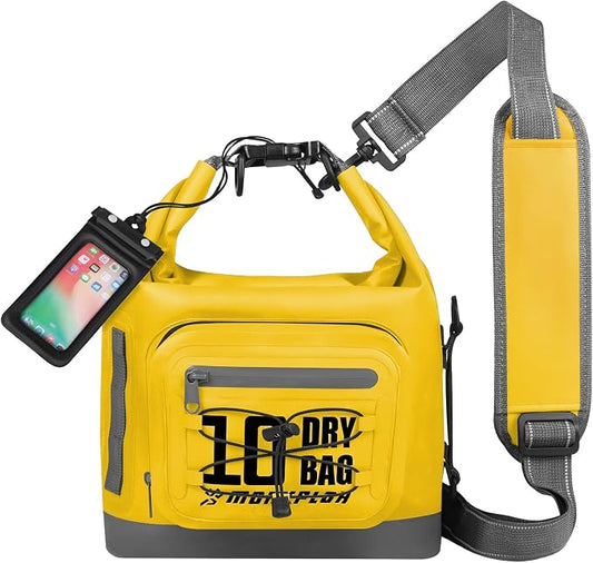 MORXPLOR Dry Bag Waterproof,5L/10L/20L/30L/40L/55L Roll Top Dry Bag Backpack with WaterProof Phone Case for Swim,Kayak