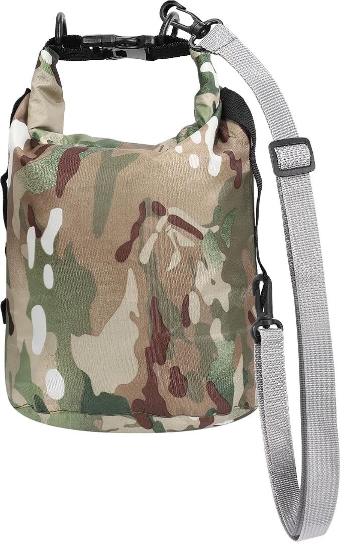 Dry Bags Waterproof Dry Sacks Small Lightweight Dry Bag with Strap for Paddle Board Kayaking Fishing Camping Hiking (3L)