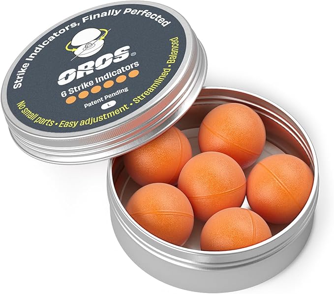 Oros Strike Indicators for Fly Fishing, Reusable Foam Nymph Indicators, High Visibility Trout Fishing Float, Assorted Sizes