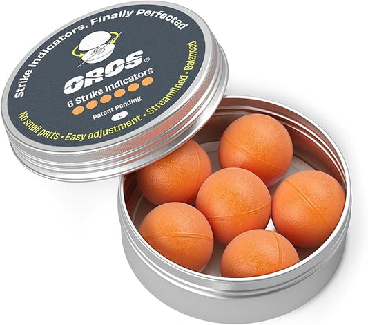 Oros Strike Indicators for Fly Fishing, Reusable Foam Nymph Indicators, High Visibility Trout Fishing Float, Assorted Sizes