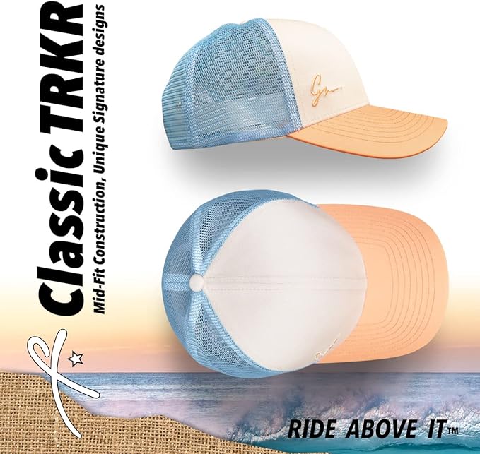 Grace Folly Beach Trucker Hats for Women- Snapback Baseball Cap for Summer