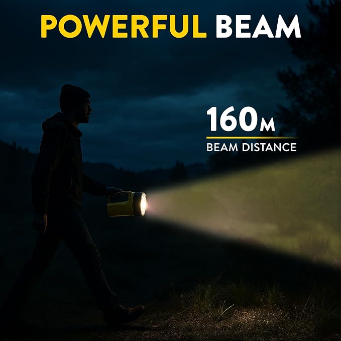 EVEREADY Floating LED Lantern, 60 Lumens, Water Resistant, Emergency Lanterns for Home Power Failure, Batteries Included