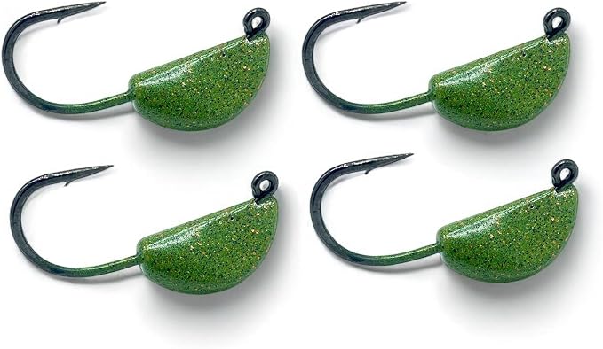 Sheepshead Jig, 2~5 Pack, Standup Style Jig, Saltwater Fishing Jig, Powder Coat Finish Made in The USA with 2X Hook, 1/2oz, 3/4oz, 1oz Sizes