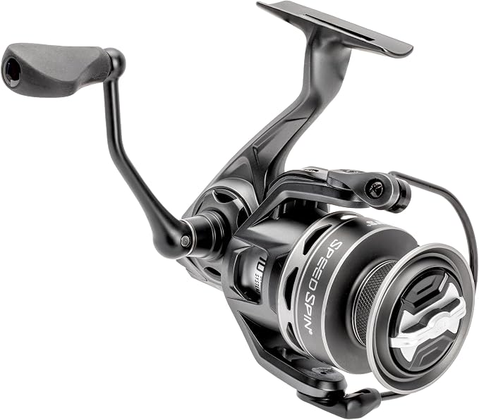Lew's Speed Spin Spinning Fishing Reel, 8+1 Bearings, Graphite Frame and Sideplate, Solid Brass Speed Gears, Speed Lube, Multi-Disc Drag