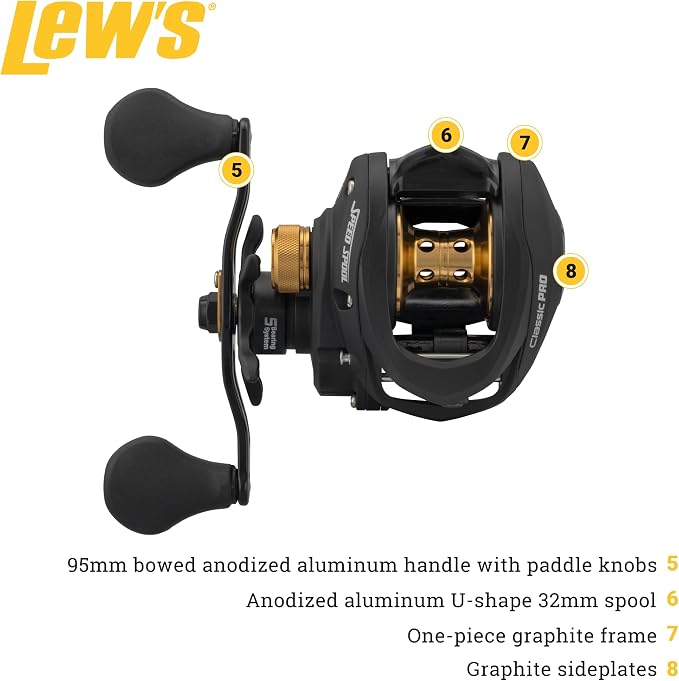 Lew's Classic Pro Speed Spool SLP Baitcast Reel