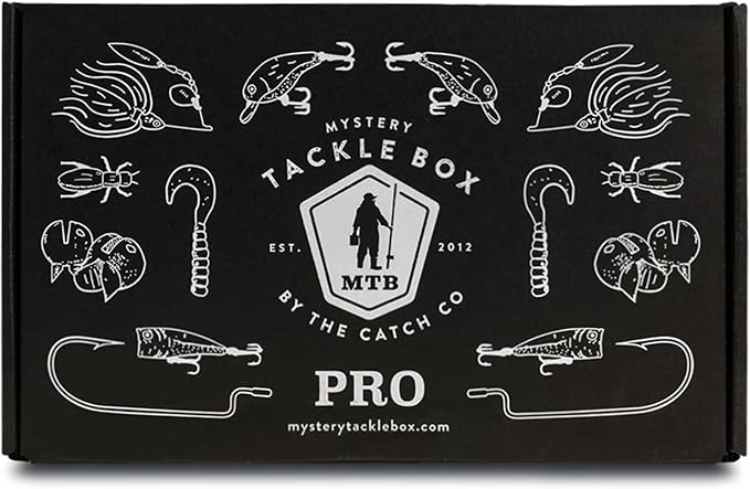 Catch Co Mystery Tackle Box Freshwater Catch All Fishing Kit | Bass | Trout | Crappie | Bluegill | Perch | Sunfish | Catfish |