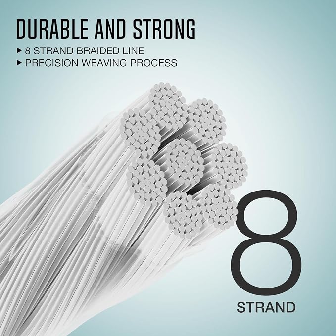 Piscifun Fly Line Backing, Braided Fly Backing Line