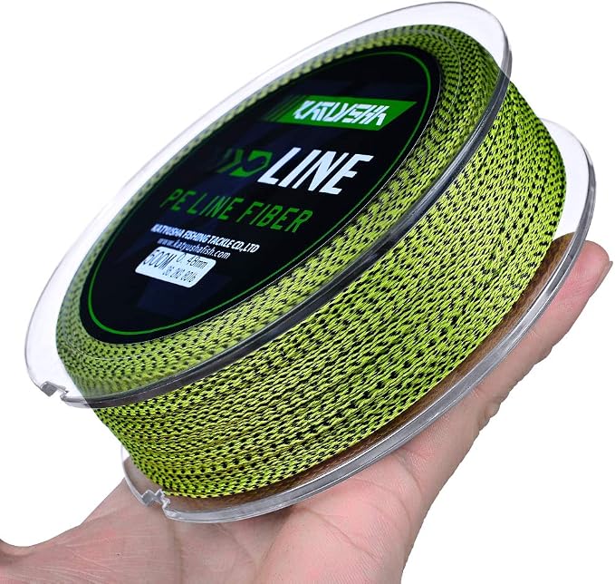 Braided Fishing Line, Abrasion Resistant Zero Stretch Braided Lines 4/8 Strands Super Strong Superline 6Lb -100Lb Test 109/328/547/1094/2187 Yards