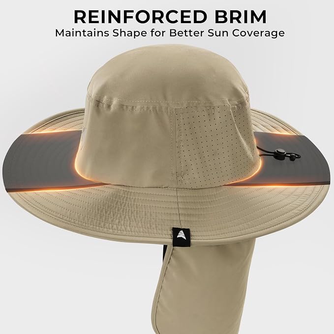 KastKing Sol Armis UPF 50 Boonie Hat - Sun Protection Hat, Fishing Hat, Beach & Hiking Hat, Paddling