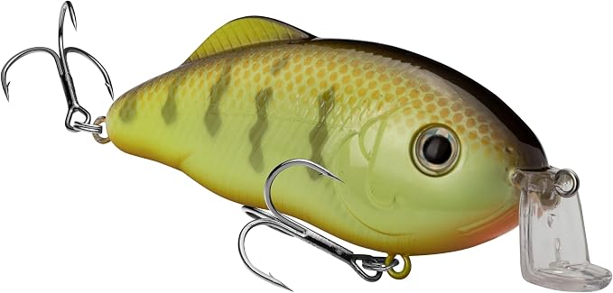 Strike King Hybrid Hunter Crankbait Fishing Lure, 1 oz, Reflective 3D Eyes