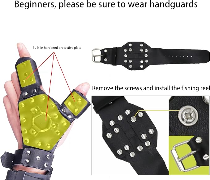 Fishing Slingshot with Reel and Fish Darts for Outdoor Sports Hunting Competition Versatile Suitable for Left and Right Handed