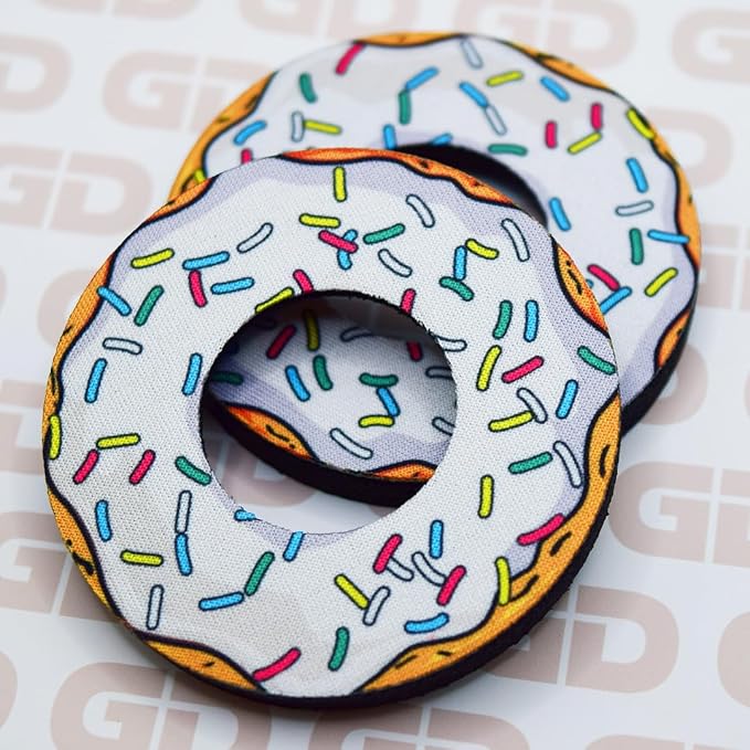 Doughnut Collection - Gripdonuts.com Premium MX BMX Dirt Bike Motorcycle Grip Donuts (13 Variations)