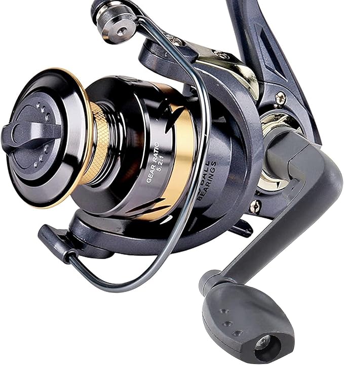 Waziaqoc 3PCS Fishing Spinning Reel Handle Grip Replacement, Rocker Arm Grip Fishing Reel Power Handle Grip