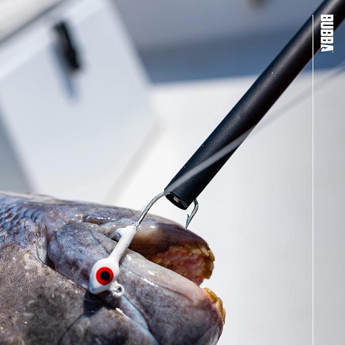 BUBBA Hook Extractor with Non-Slip Grip T-Handle with Marine Grade Stainless Steel Hook Extractor for Fishing and Angling