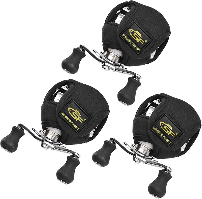 SF Low Profile Casting Baitcast Reels Cover Case Reel Pouch Glove for Fits 50 100 200 300 Series Baitcaster