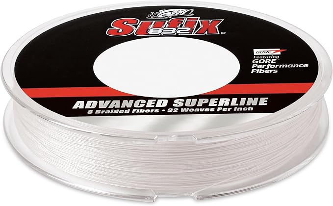 Sufix 832 Advanced Superline Fishing Line, 150 Yds. - Ghost
