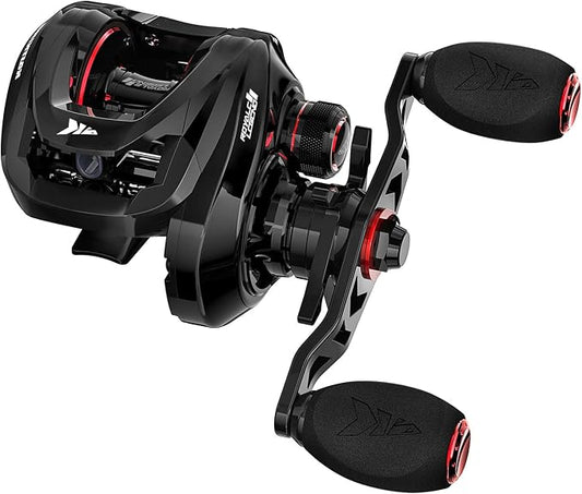 KastKing Royale Legend II Baitcasting Reels, New Compact Design Baitcaster Fishing Reel, 17.64LB Carbon Fiber Drag, Cross-Fire 8 Magnet Braking System, Available in 5.4:1 and 7.2:1