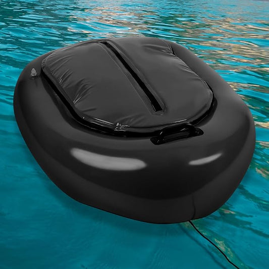 WILLBOND Inflatable River Floating Cooler Tow Behind, 38 Qt Insulated Heavy Duty PVC Kayak Floating Cooler with Handle for Outdoor Kayaking Rafting Boating Fishing and River Tubing