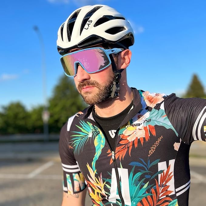 SEKKAF Polarized Sports Sunglasses for Men and Women Cycling Glasses UV Protection Goggles for Mountain Bike Running Fishing